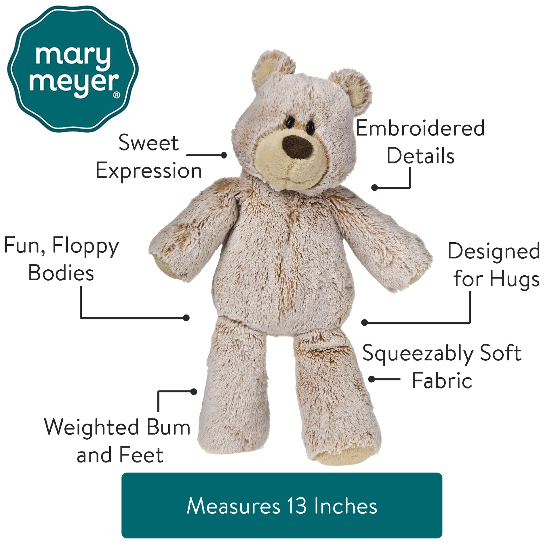 Marshmallow Teddy - Doodlebug's Children's Boutique