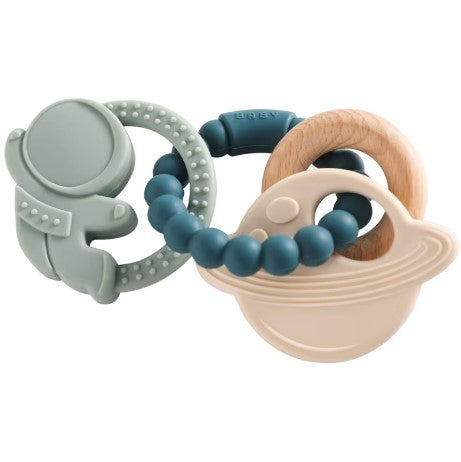 Teal Elias Teether - Doodlebug's Children's Boutique