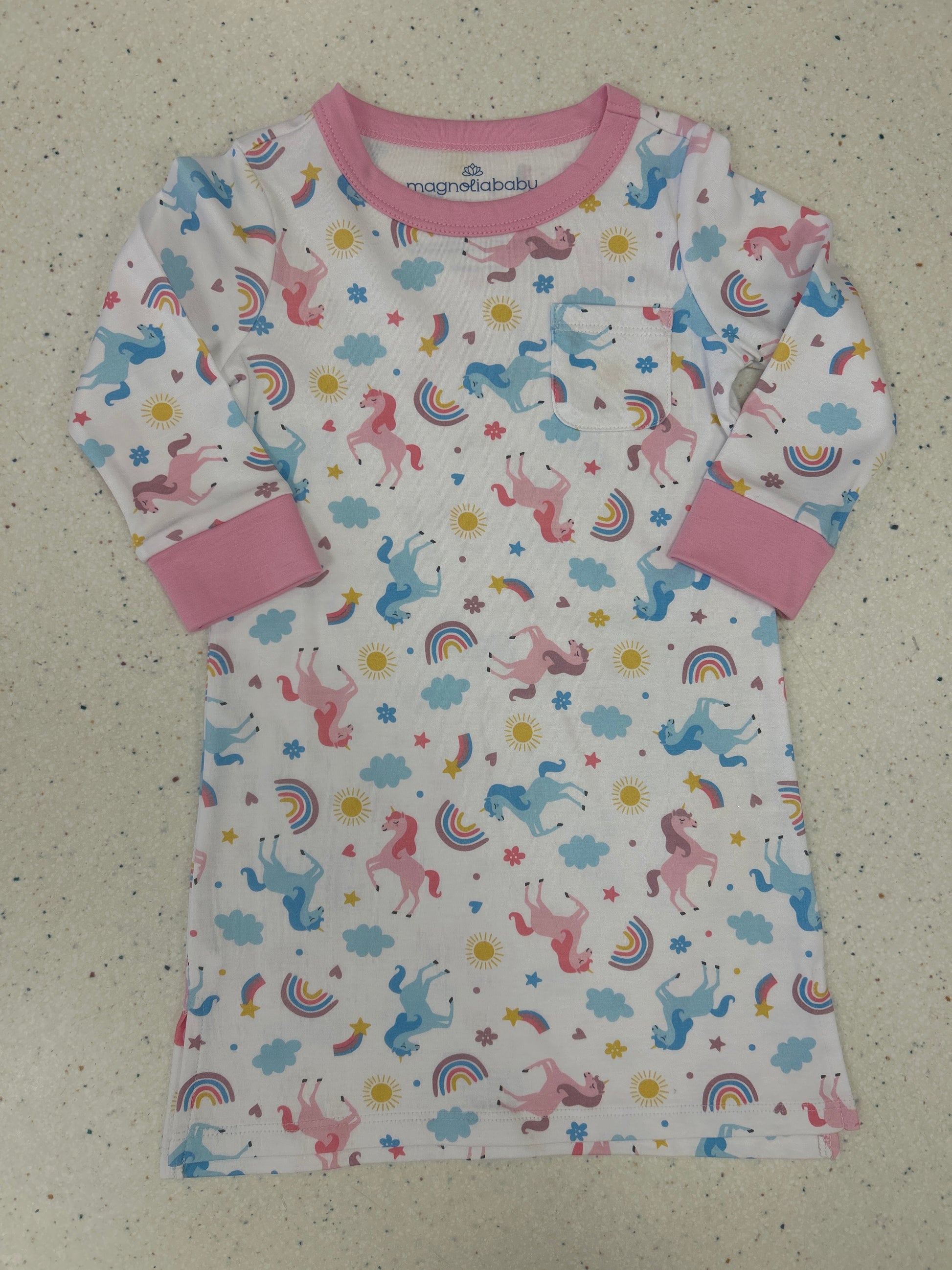 Unicorn Magic Nightdress - Doodlebug's Children's Boutique
