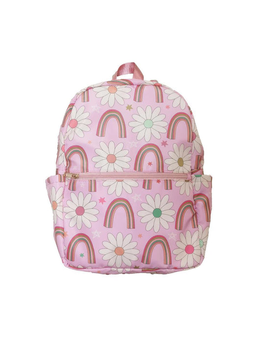 Rainbow Daisies Backpack  - Doodlebug's Children's Boutique