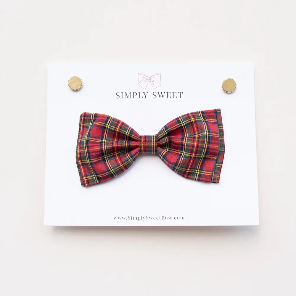 Large Bow Tie in Gloria - Doodlebug's Children's Boutique