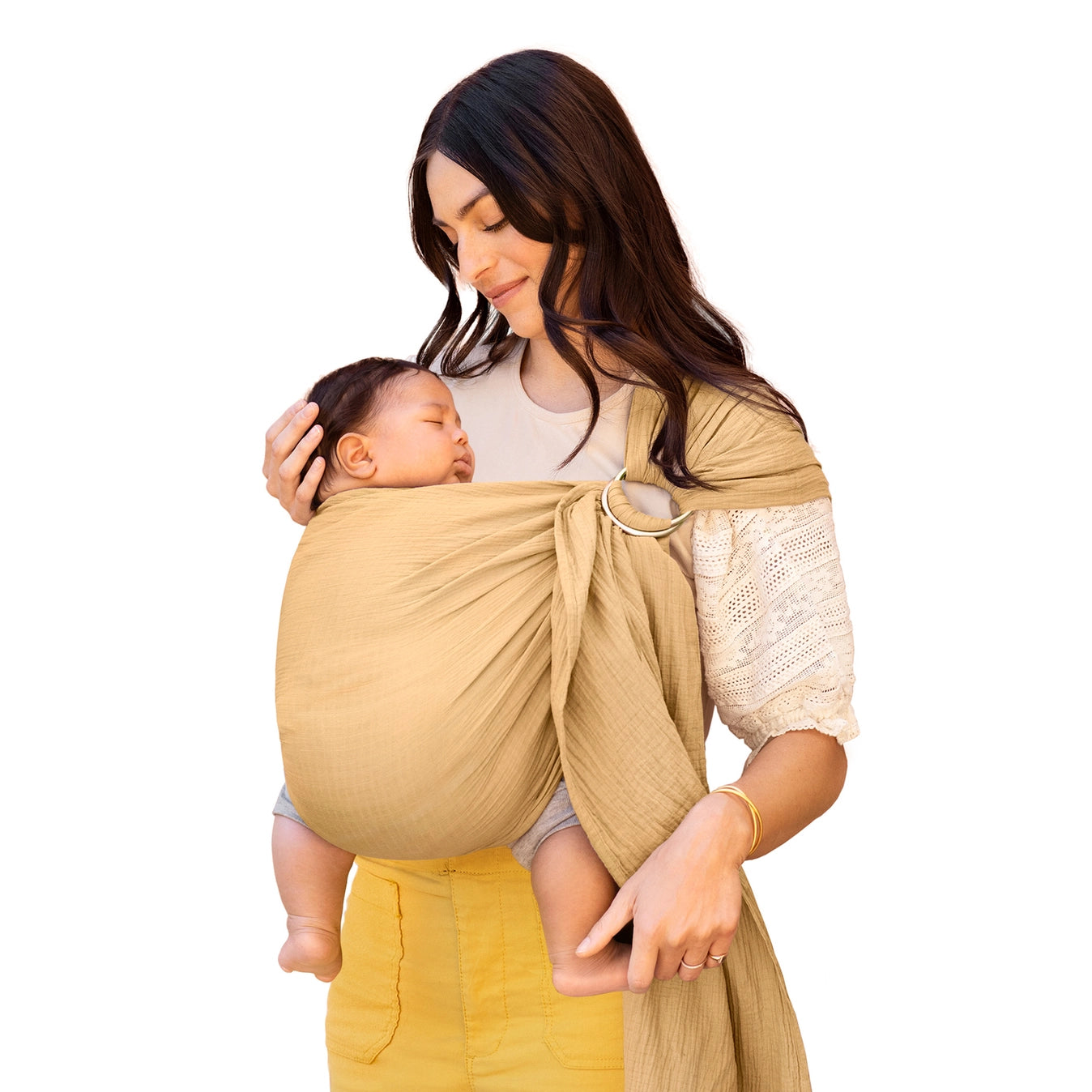 Ring Sling in Saffron  - Doodlebug's Children's Boutique