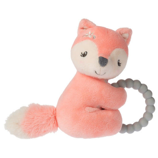 Sweet N Sassy Fox Teether Rattle  - Doodlebug's Children's Boutique