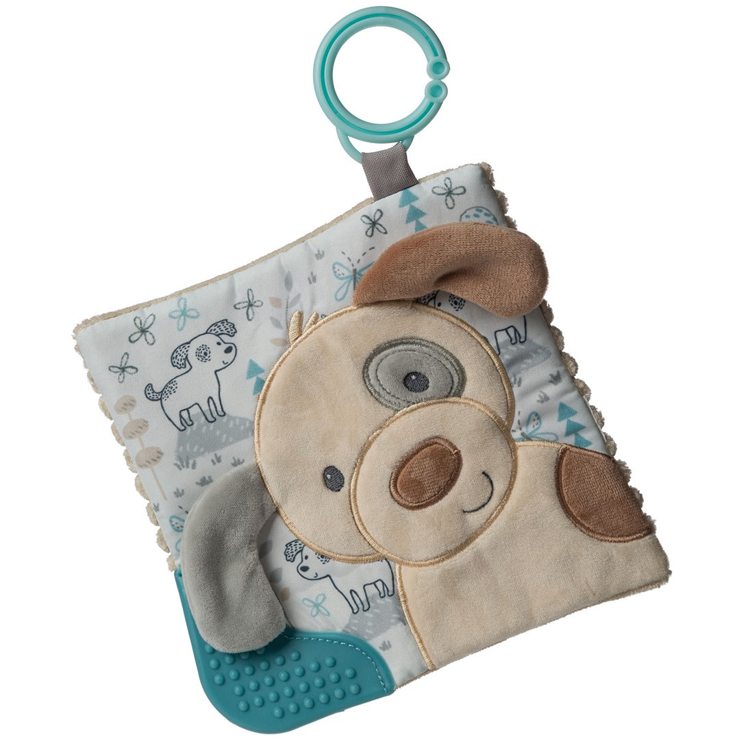 Sparkle Puppy Crinkle Teether  - Doodlebug's Children's Boutique