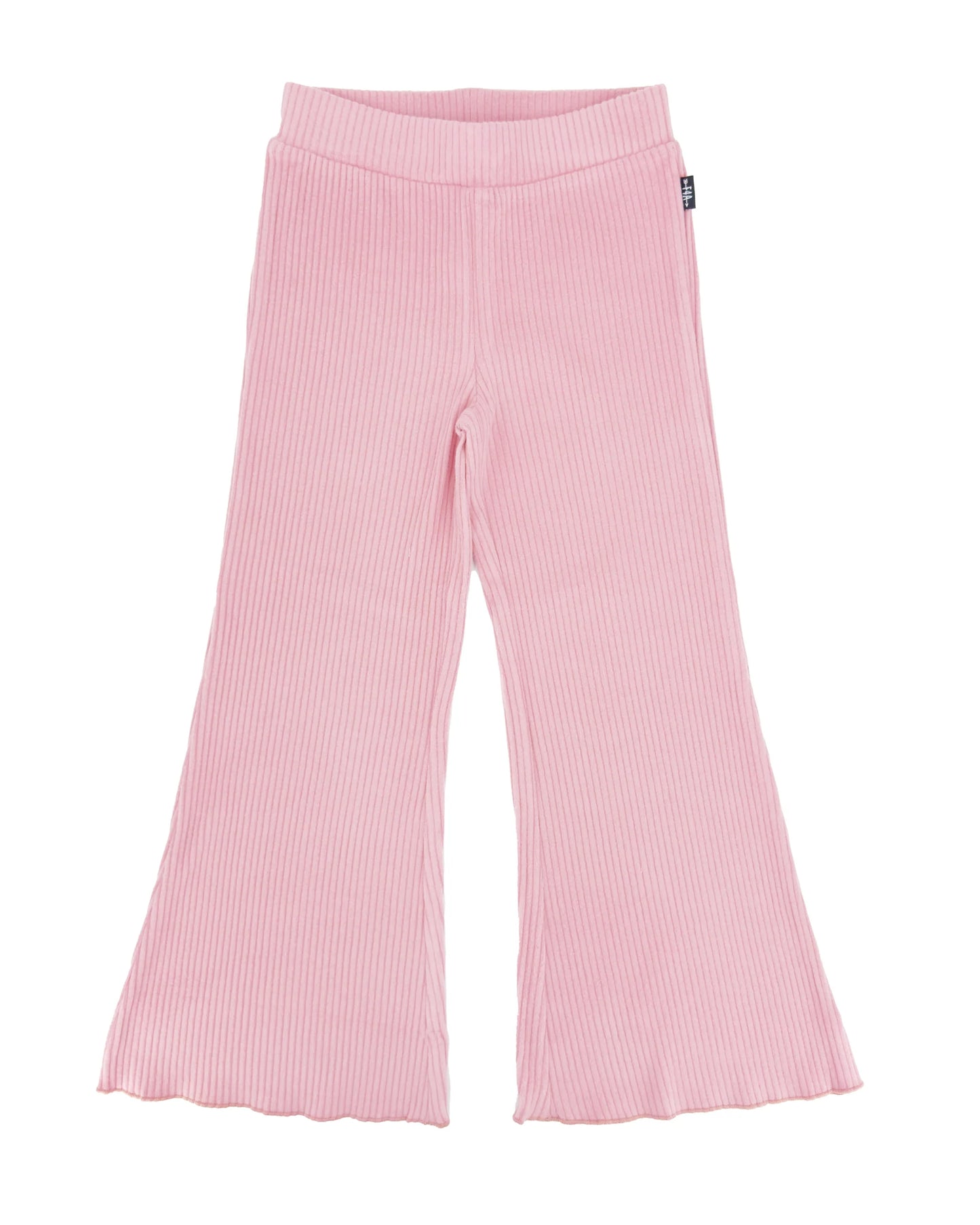 Meadow Bell Bottom Pant in Desert Rose  - Doodlebug's Children's Boutique