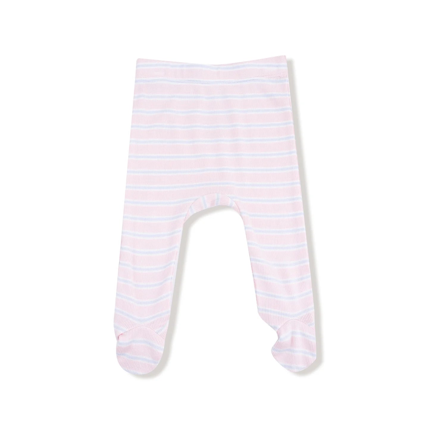 Pink Multi Stripe Kimono & Footed Pant Set - Doodlebug's Children's Boutique