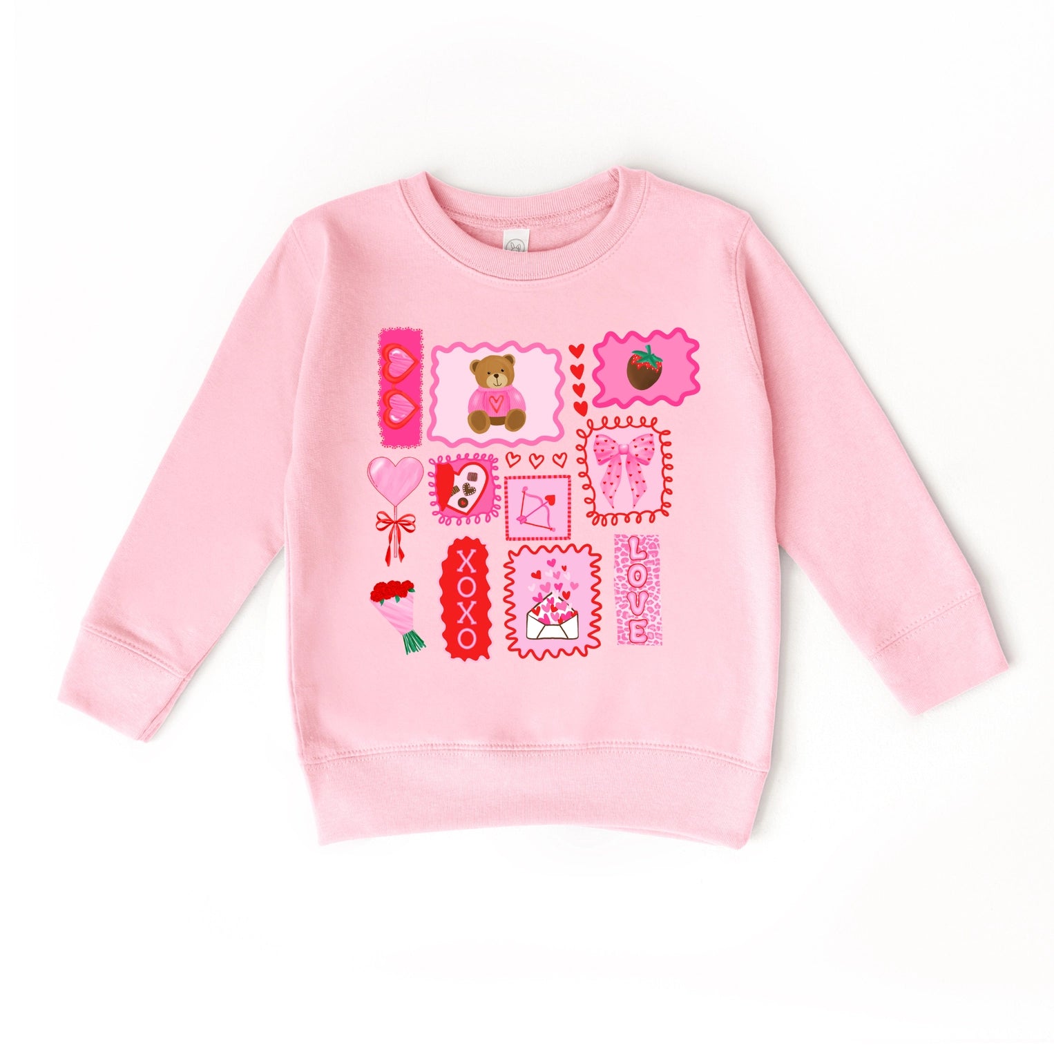 XOXO Bear Doodle Sweatshirt - Doodlebug's Children's Boutique
