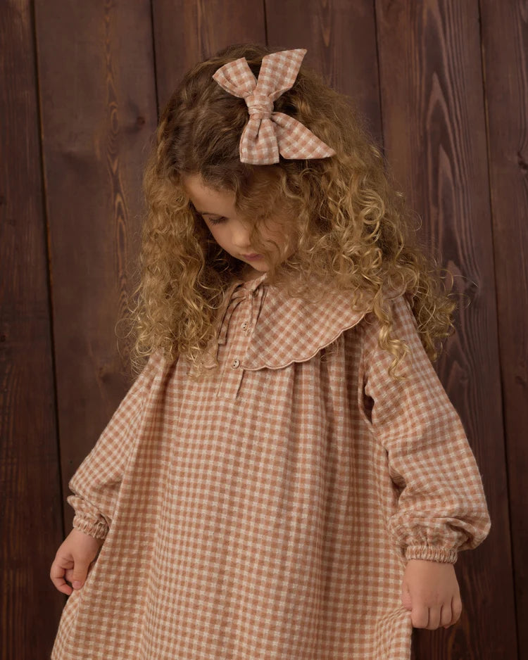 Bow in Fawn Gingham