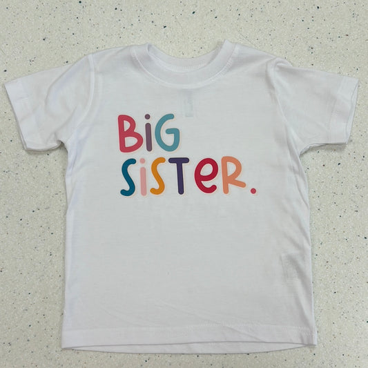 Big Sister Tee  - Doodlebug's Children's Boutique