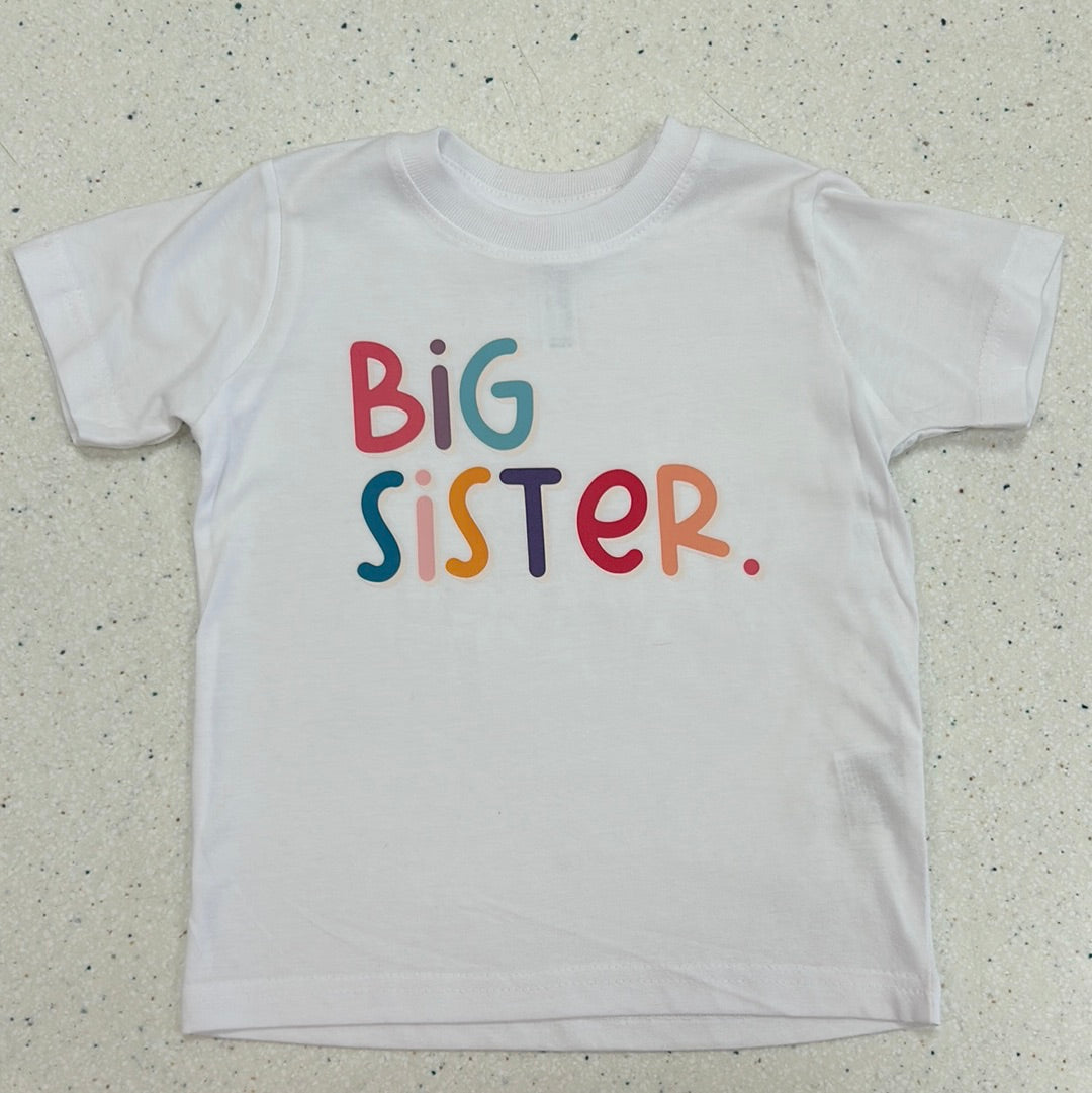 Big Sister Tee  - Doodlebug's Children's Boutique