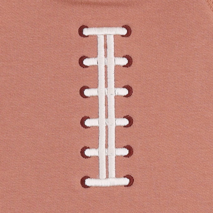 Football Laces Raglan Sweatshirt and Jogger Set - Doodlebug's Children's Boutique