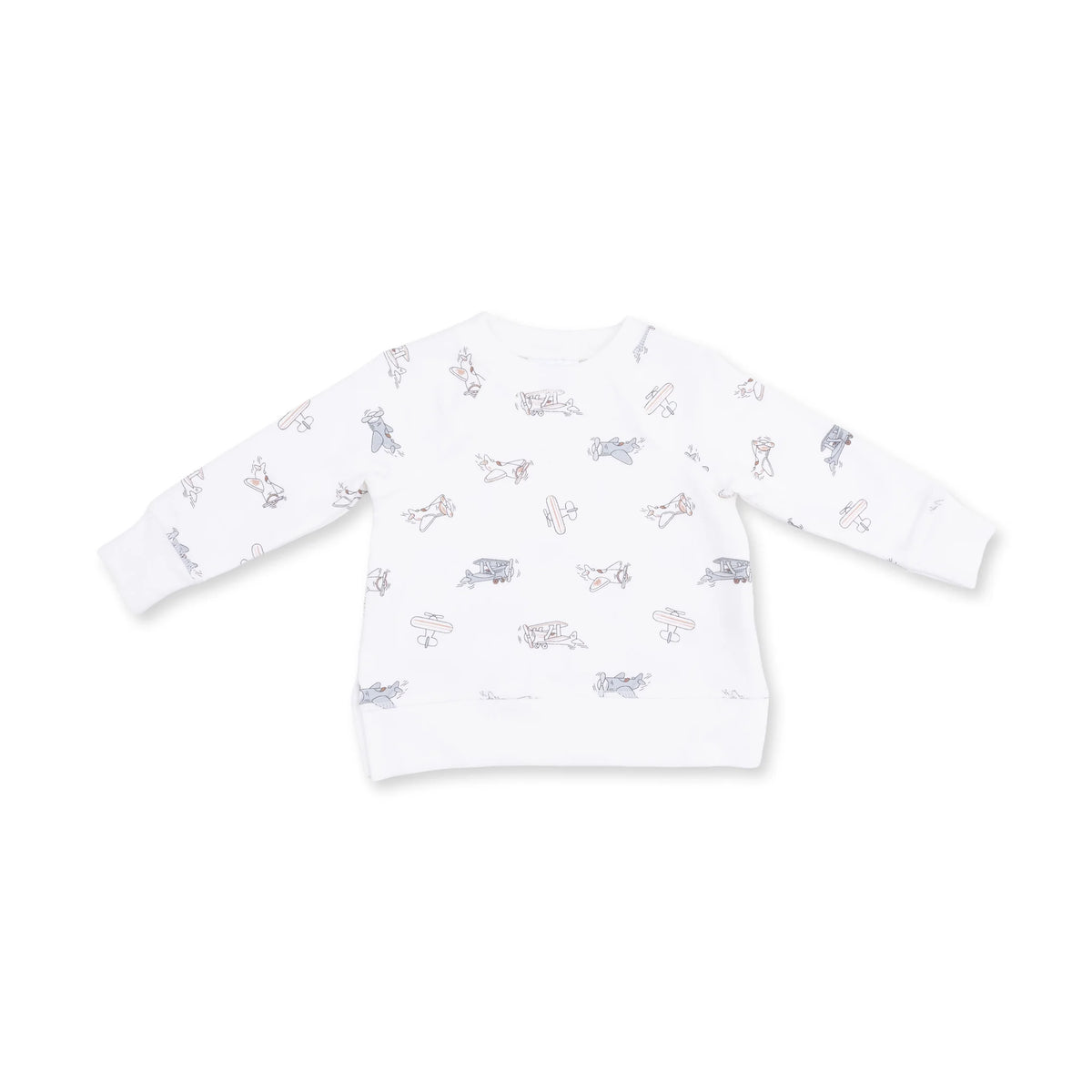 Vintage Airplane Pilots Raglan Sweatshirt - Doodlebug's Children's Boutique
