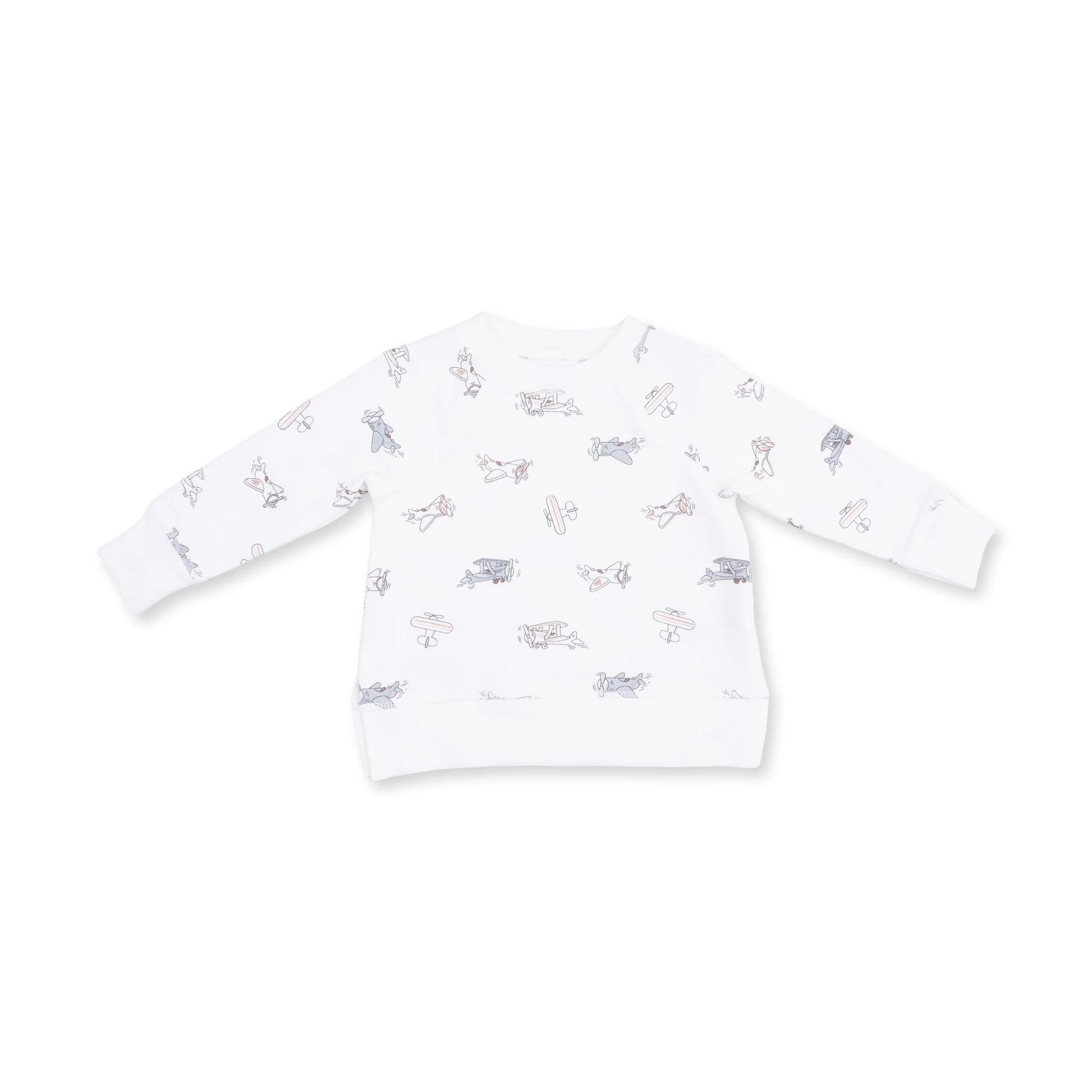 Vintage Airplane Pilots Raglan Sweatshirt - Doodlebug's Children's Boutique