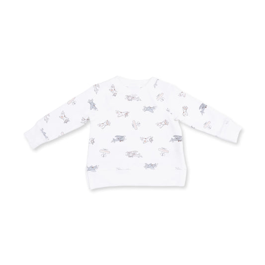Vintage Airplane Pilots Raglan Sweatshirt - Doodlebug's Children's Boutique