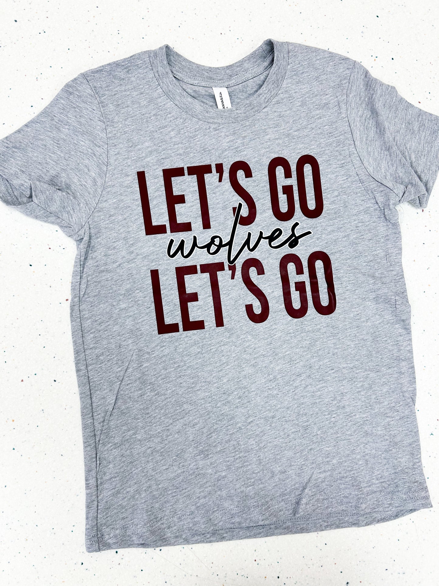 Let's Go Wolves Tee - Doodlebug's Children's Boutique