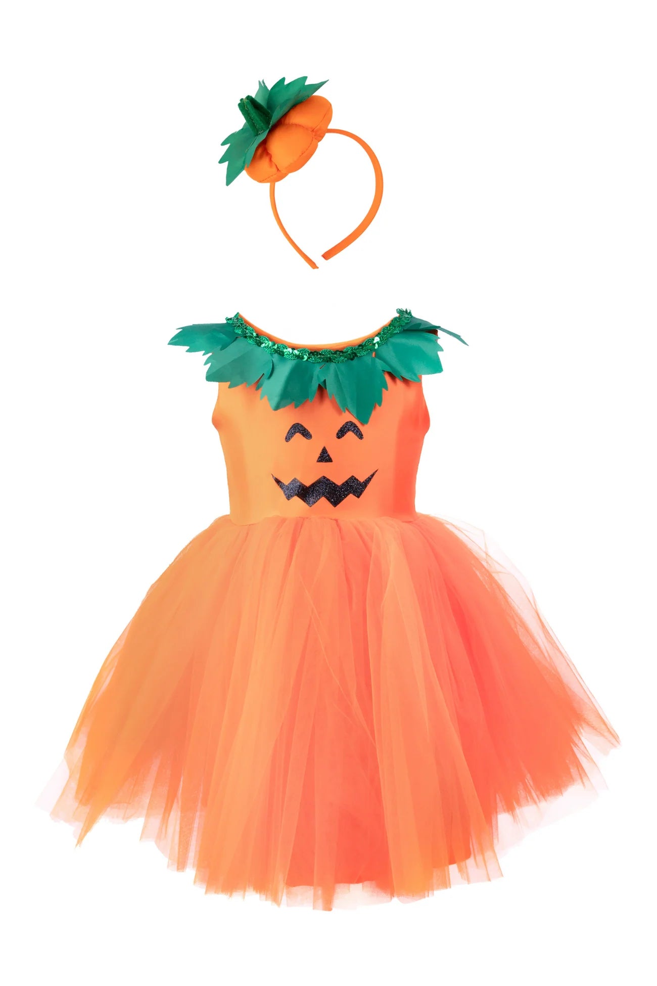 Pumpkin Patch Dress & Headband - Doodlebug's Children's Boutique