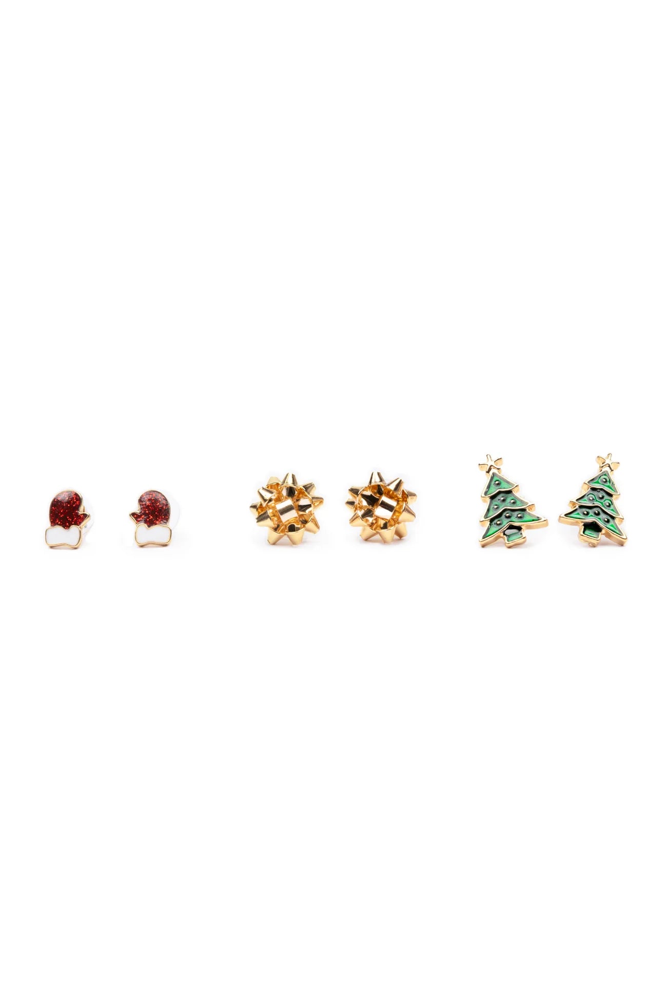 Christmas Pierced Ear Earring Set  - Doodlebug's Children's Boutique