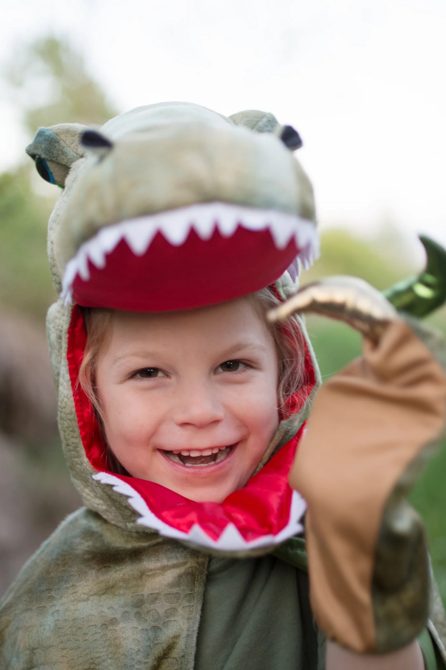 Grandasaurus T-Rex Cape with Claws  - Doodlebug's Children's Boutique