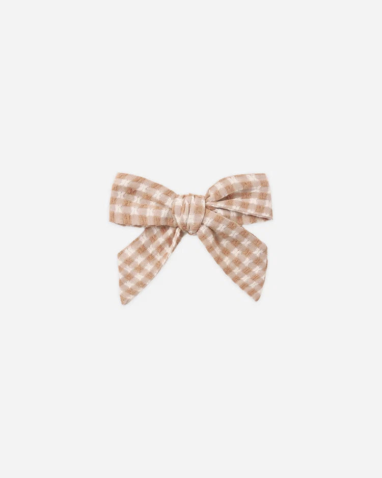 Bow in Fawn Gingham