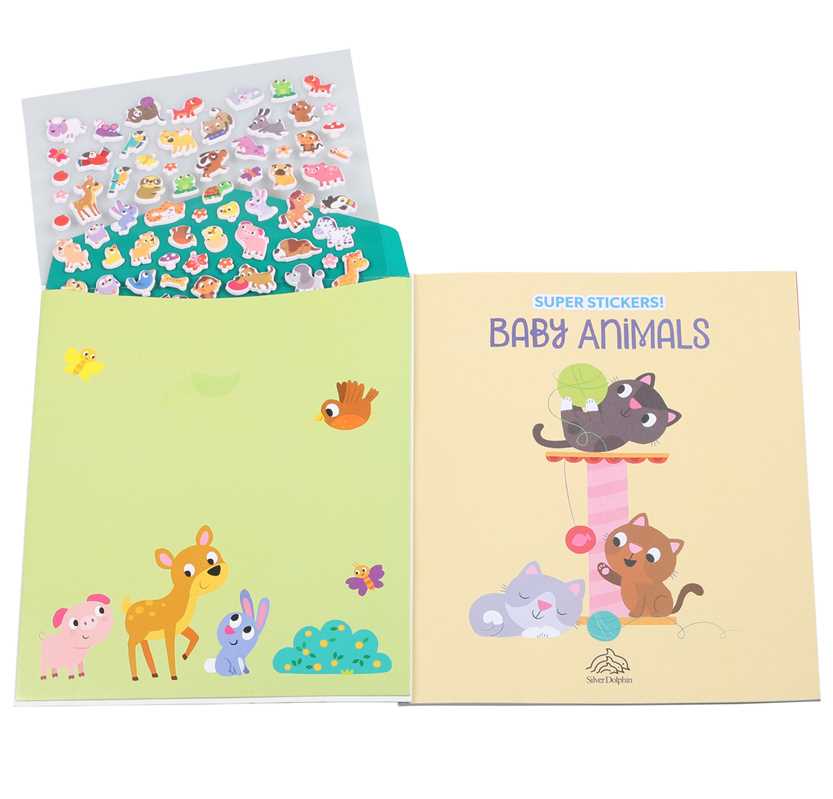 Super Puffy Stickers Baby Animals Book - Doodlebug's Children's Boutique