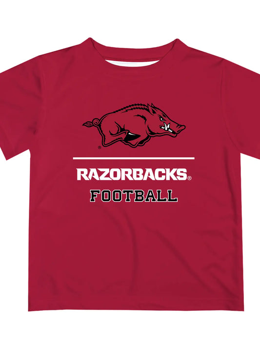 Arkansas Razorbacks Football Short Sleeve T-Shirt  - Doodlebug's Children's Boutique