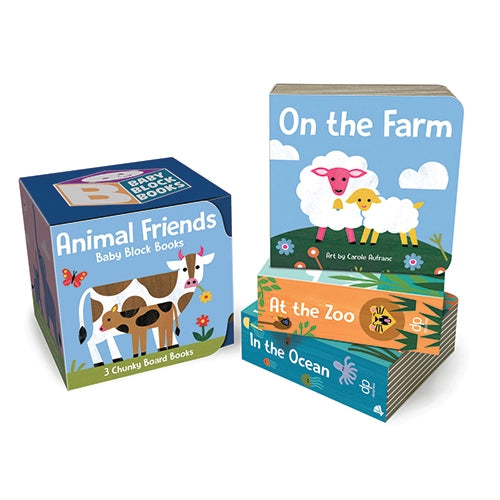 Animal Friends Baby Block Books - Doodlebug's Children's Boutique