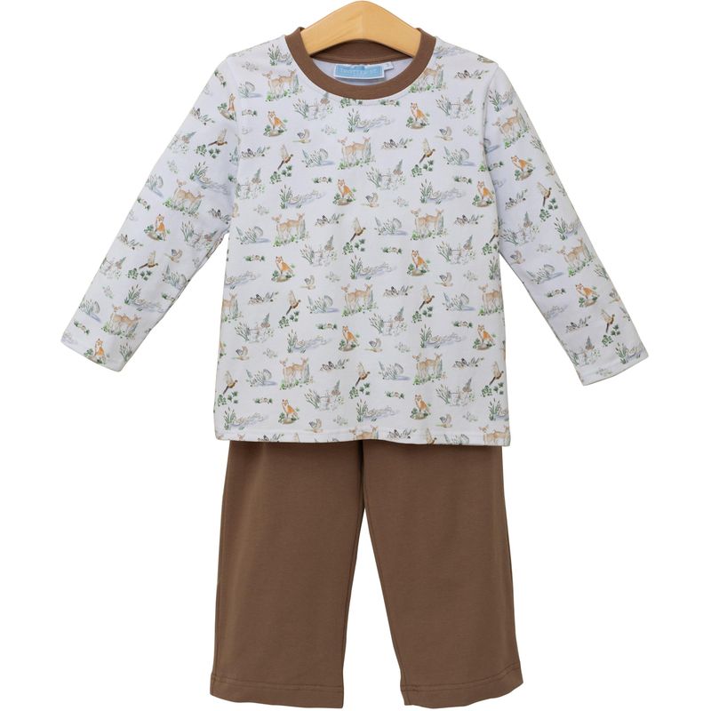 Woodland Friends French Terry Set - Doodlebug's Children's Boutique