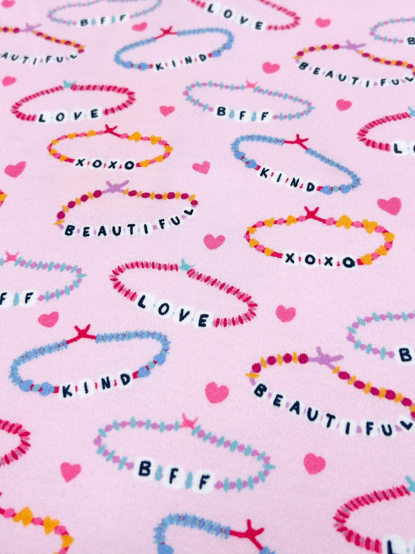 Friendship Bracelet Knit Pajama Set