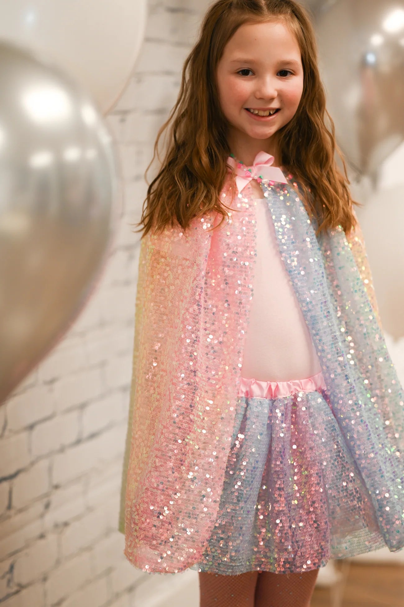 Ombre Sequins Cape - Doodlebug's Children's Boutique