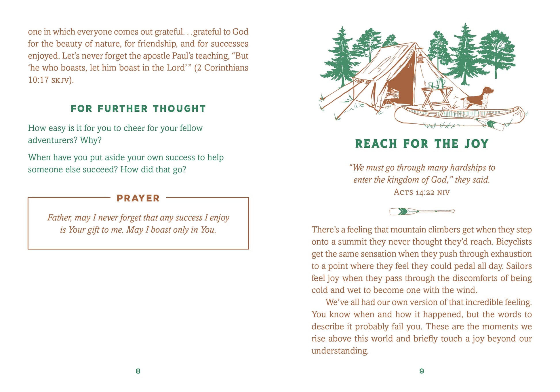 The Outdoor Adventure: 100 Inspiring Readings for Men Book - Doodlebug's Children's Boutique