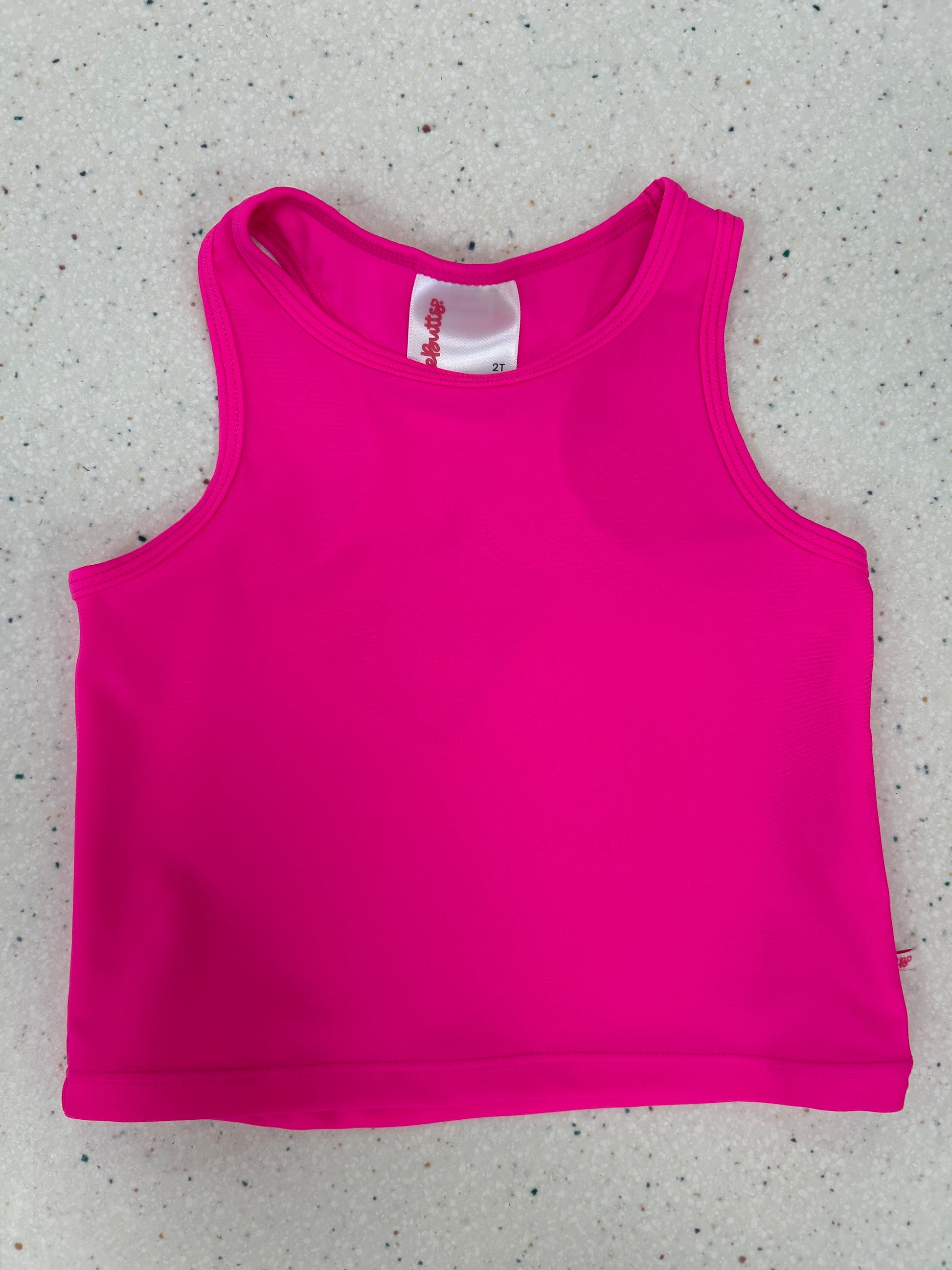 Active Tank Top in Neon Magenta - Doodlebug's Children's Boutique