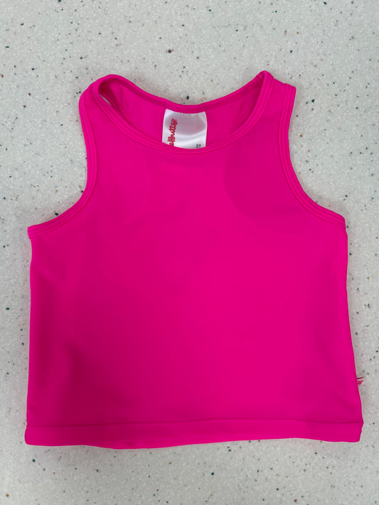 Active Tank Top in Neon Magenta - Doodlebug's Children's Boutique