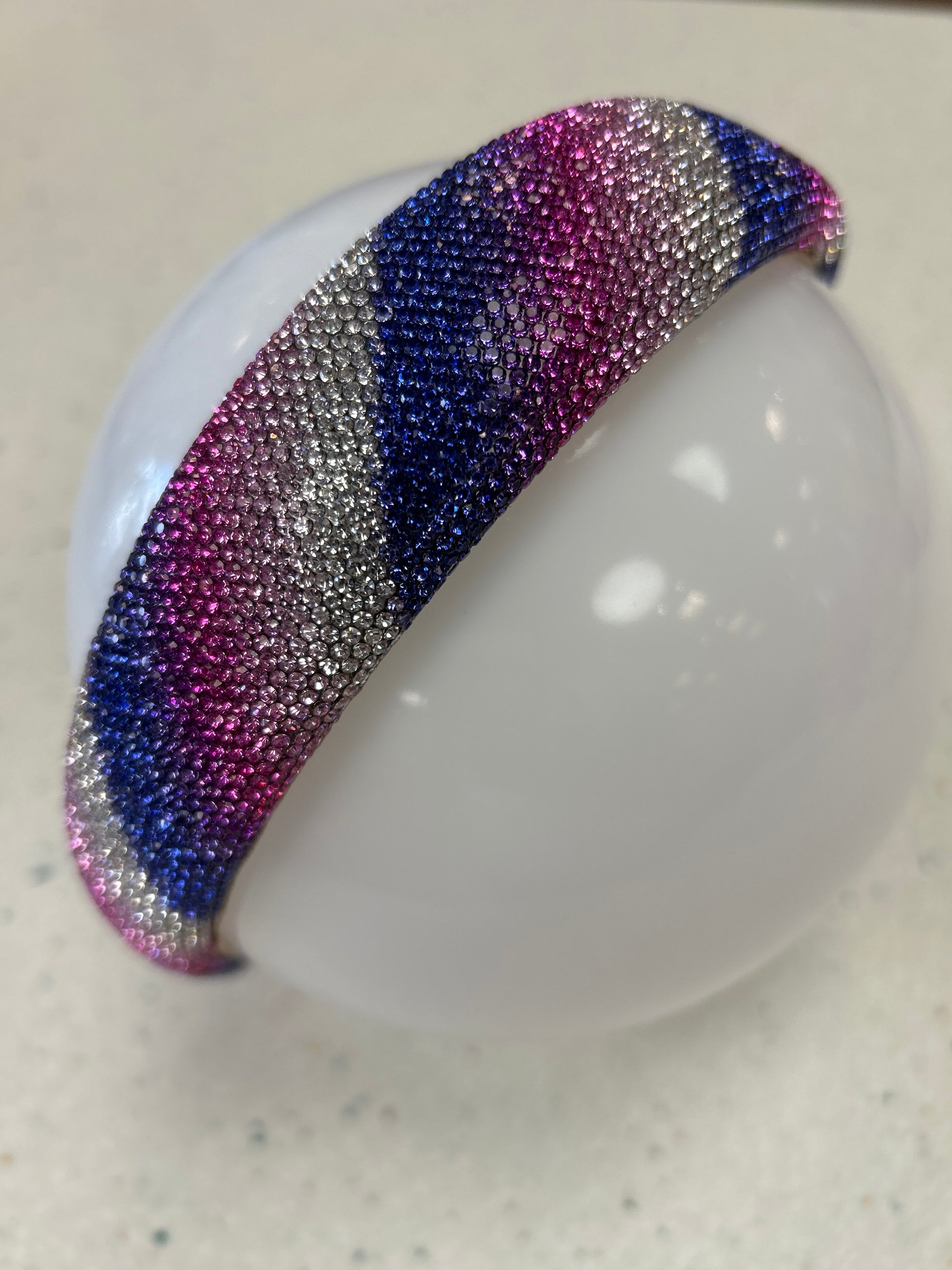 Pink & Purple Crystallized Headband  - Doodlebug's Children's Boutique