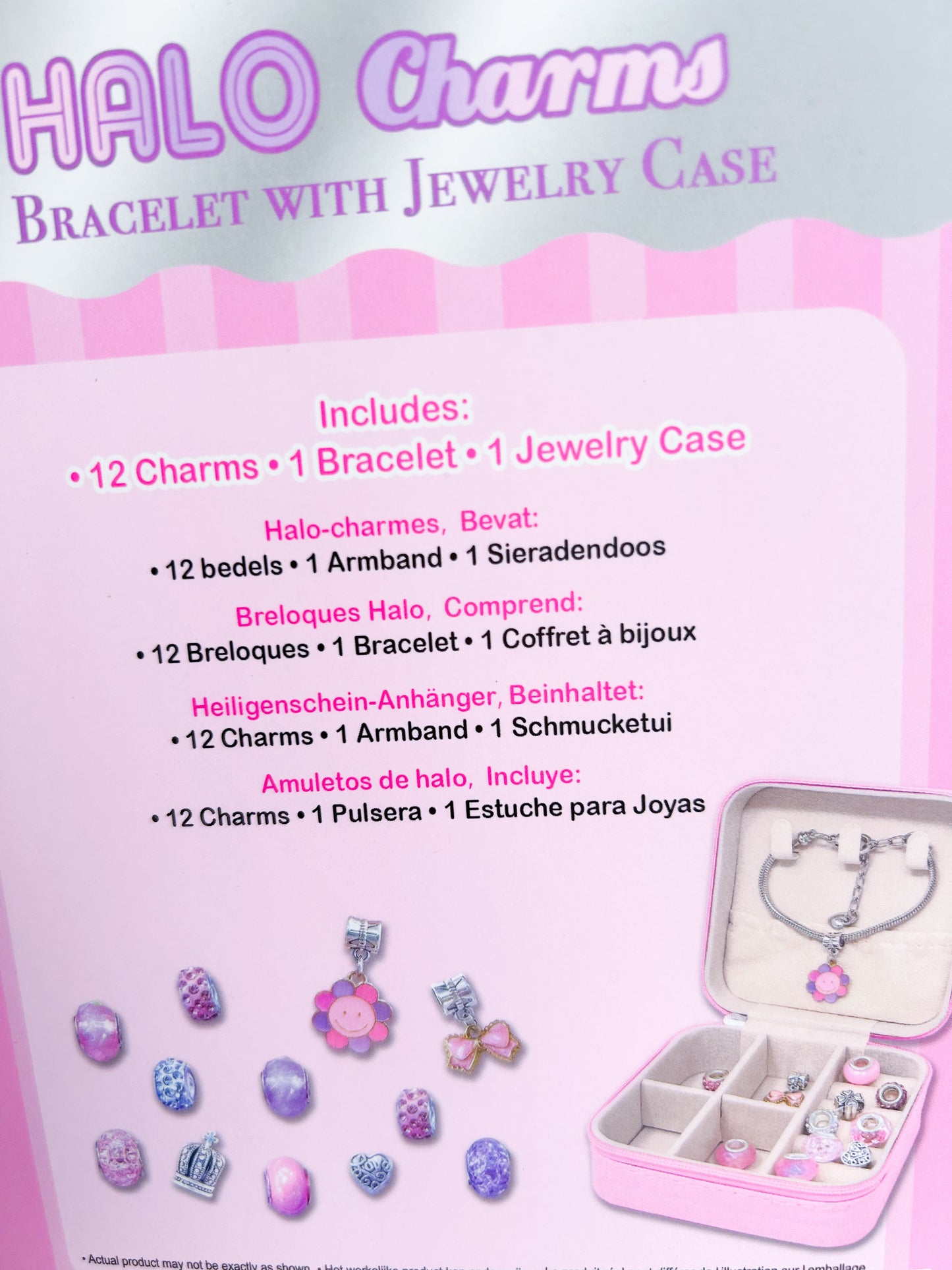 Bowtiful Halo Charms Bracelet & Jewelry Case - Doodlebug's Children's Boutique