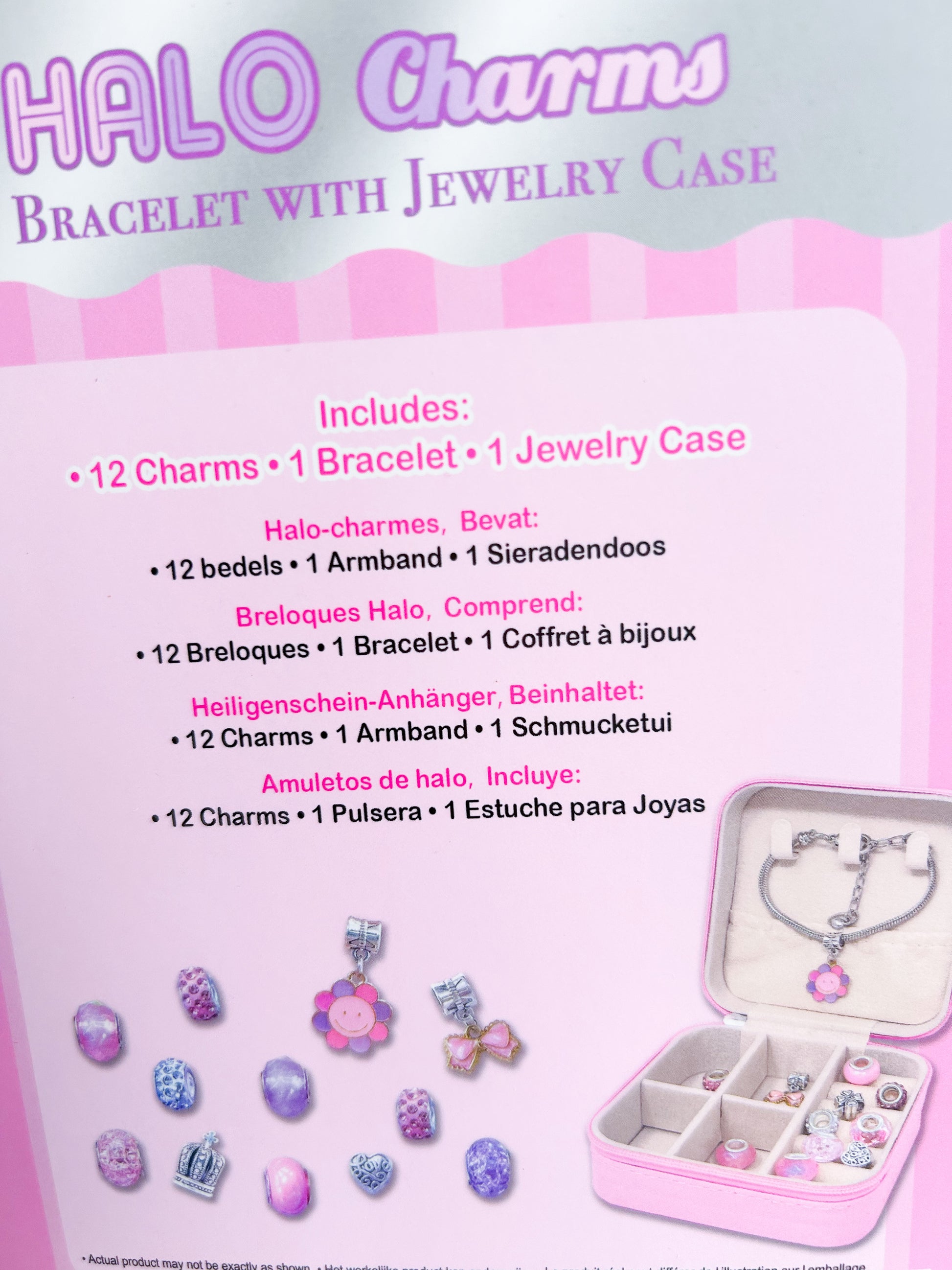 Bowtiful Halo Charms Bracelet & Jewelry Case - Doodlebug's Children's Boutique