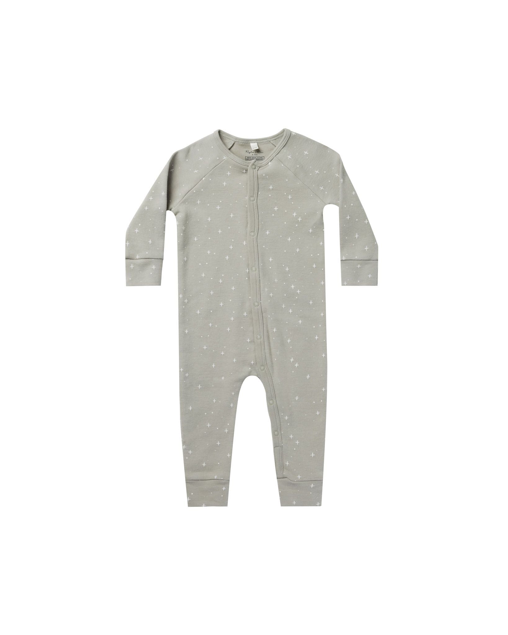 Organic Pajama Long John in Twinkle  - Doodlebug's Children's Boutique