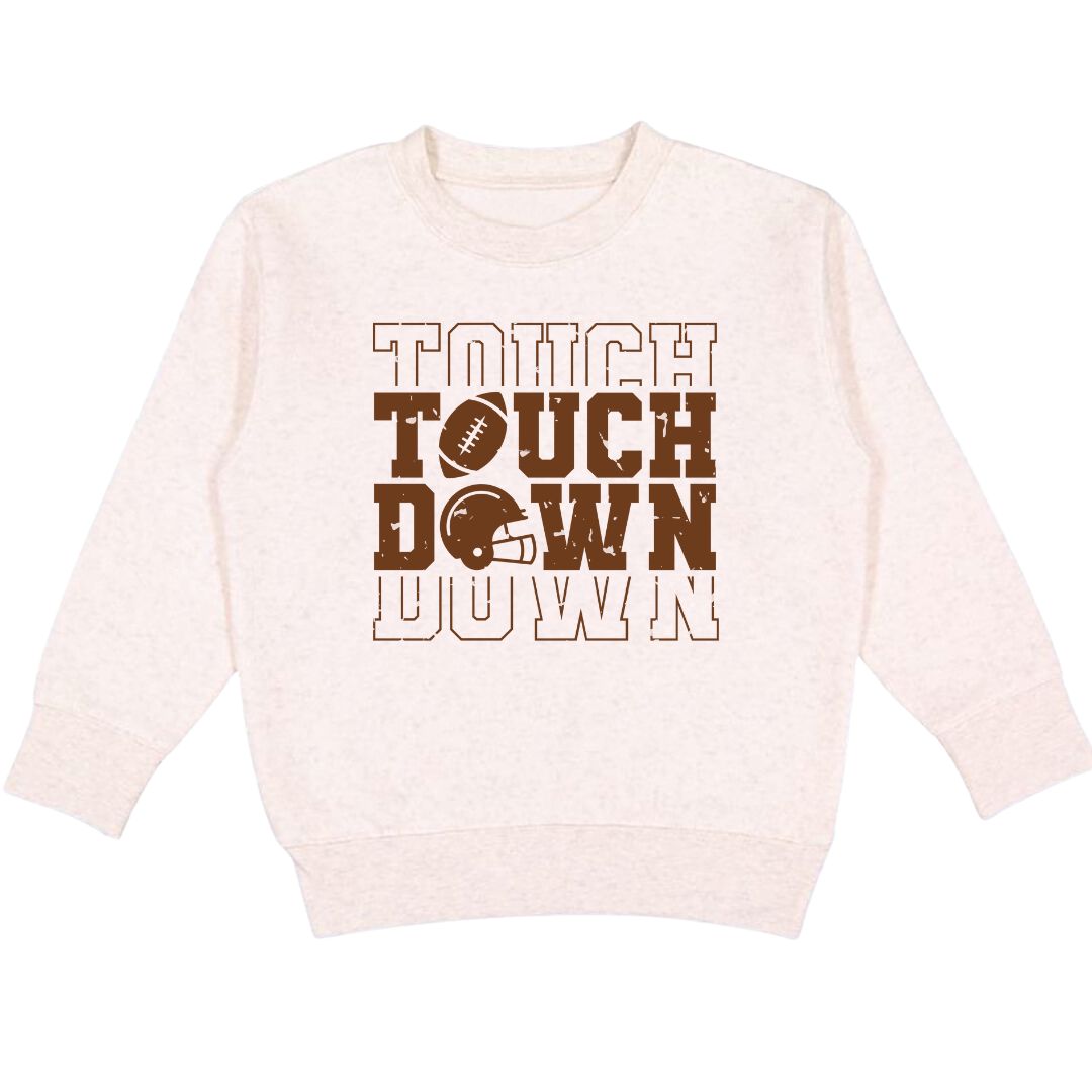 Touchdown Sweatshirt  - Doodlebug's Children's Boutique