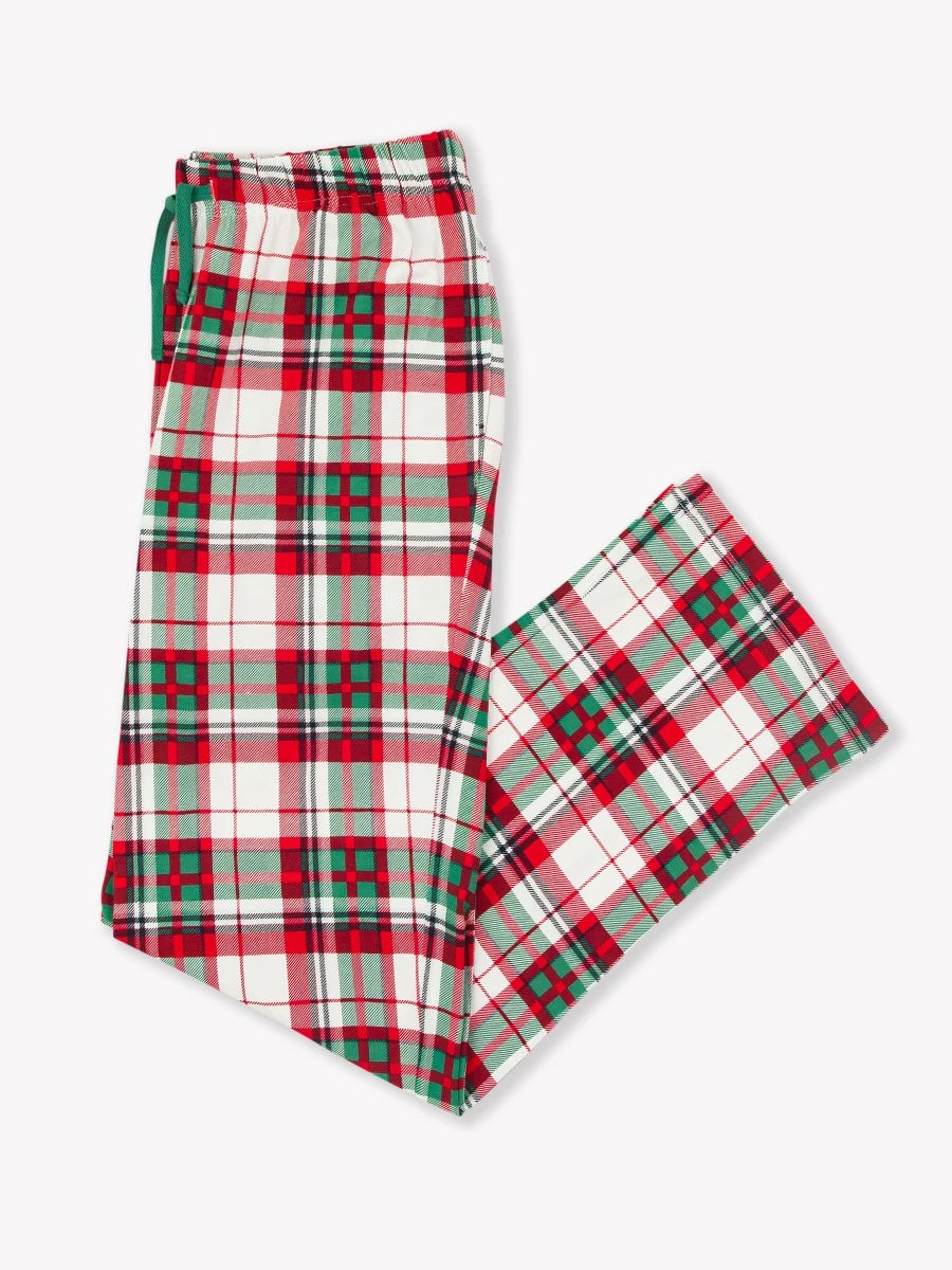 Adult Dashing Dreams Plaid Modal Pajama Pants  - Doodlebug's Children's Boutique