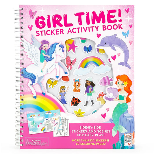 Girl Time Sticker Activity Book  - Doodlebug's Children's Boutique