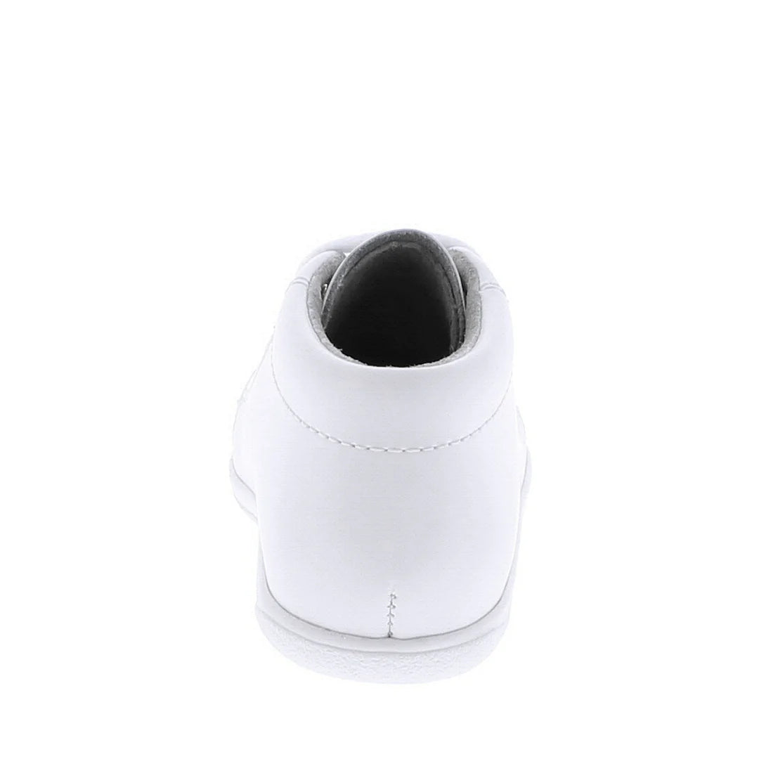 Angel Shoe in White Leather  - Doodlebug's Children's Boutique