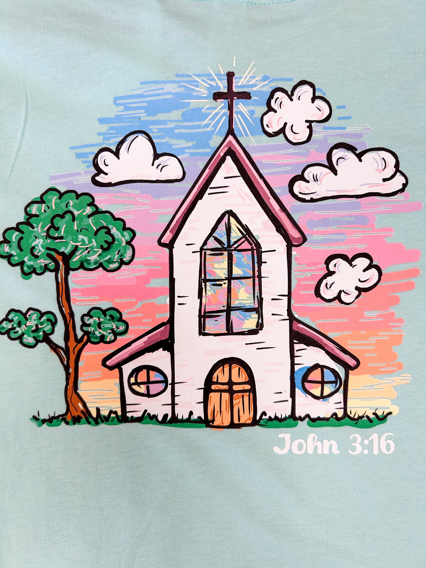 John 3:16 Church Tee - Doodlebug's Children's Boutique