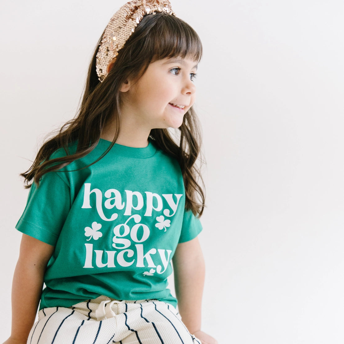 Happy Go Lucky Tee  - Doodlebug's Children's Boutique