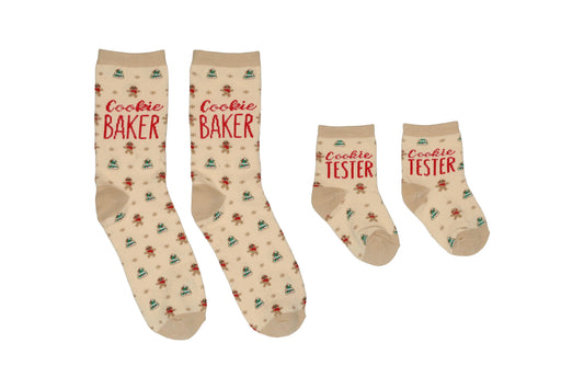Cookie Baker & Tester Sock Set  - Doodlebug's Children's Boutique