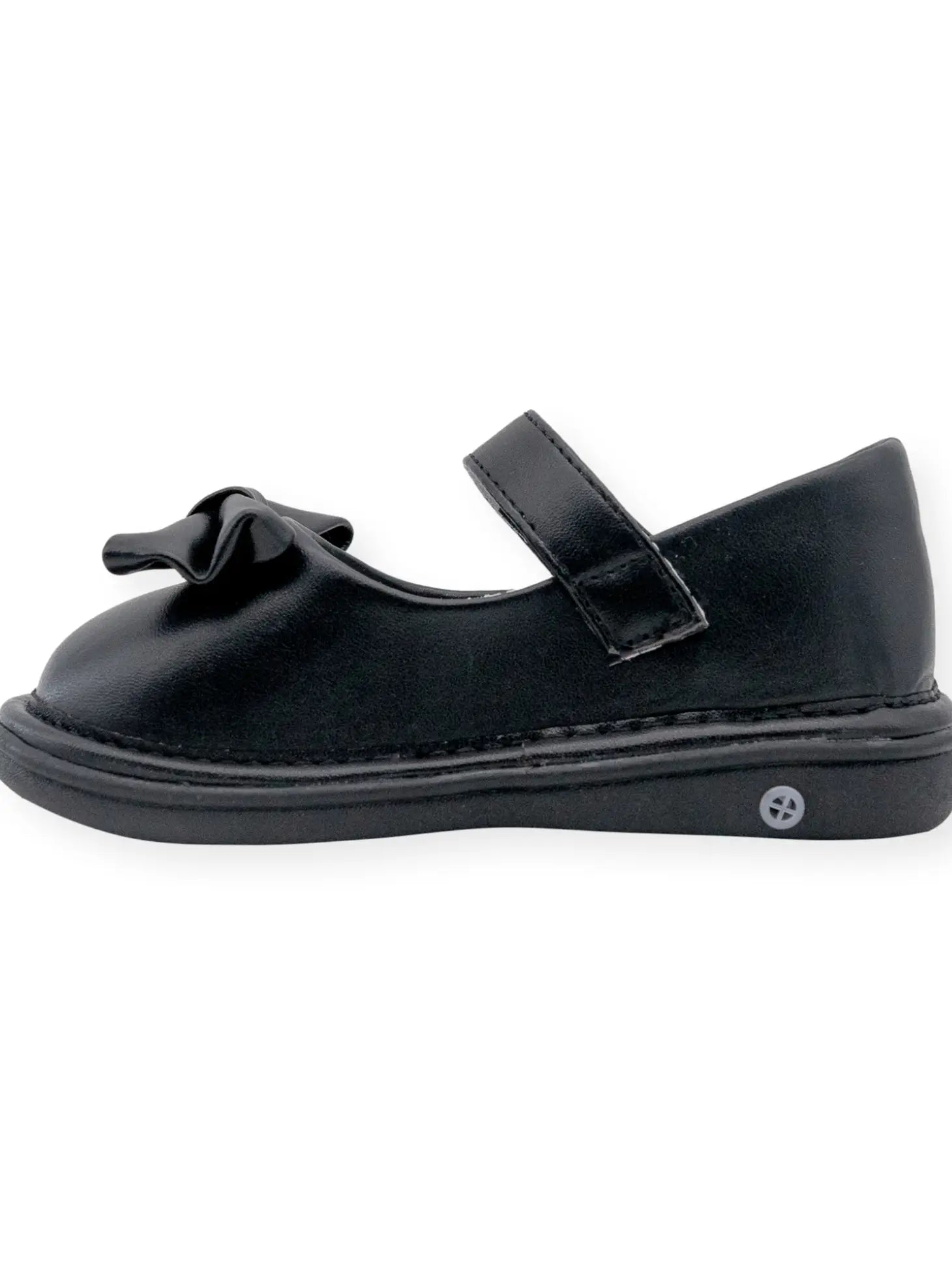 Black Bow Squeaker Shoe  - Doodlebug's Children's Boutique