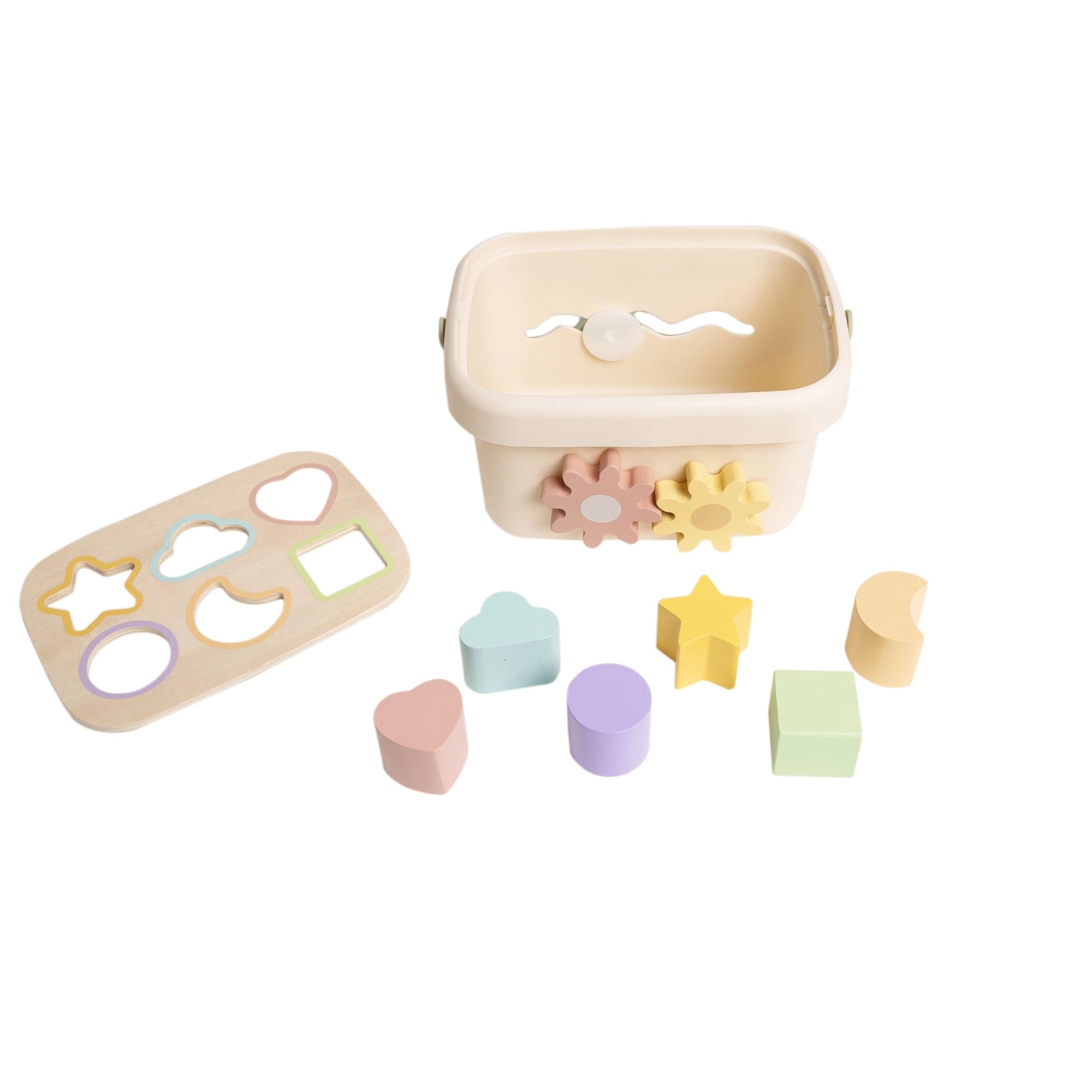 Wooden Shape Sorter Toy - Doodlebug's Children's Boutique