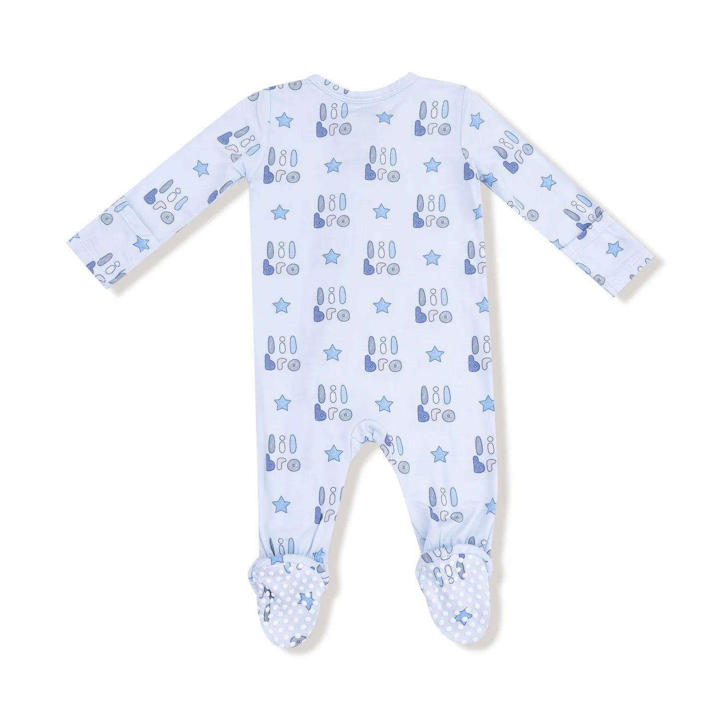Lil Bro 2 Way Zipper Footie - Doodlebug's Children's Boutique