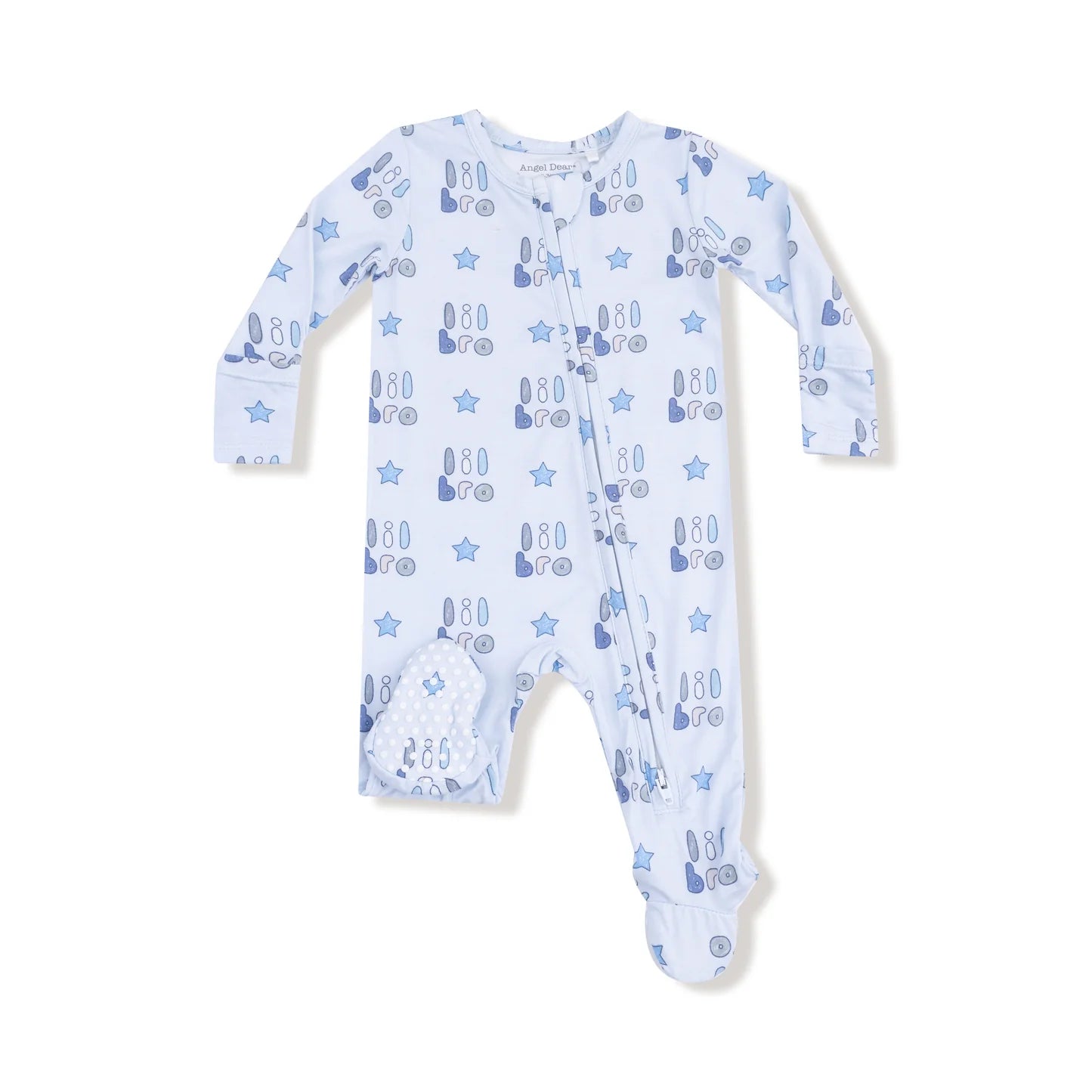 Lil Bro 2 Way Zipper Footie - Doodlebug's Children's Boutique