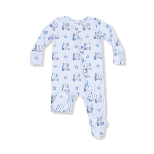 Lil Bro 2 Way Zipper Footie - Doodlebug's Children's Boutique