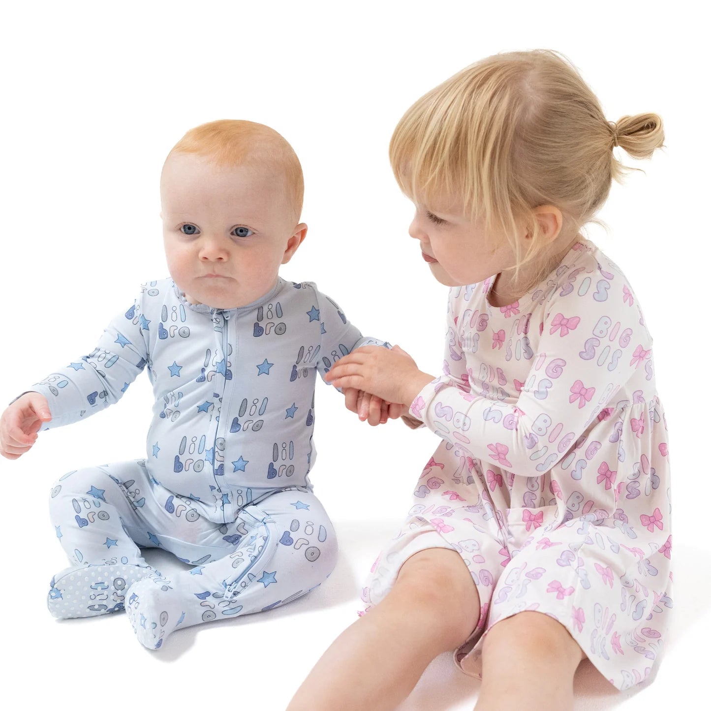 Big Sis Twirly Long Sleeve Dress - Doodlebug's Children's Boutique