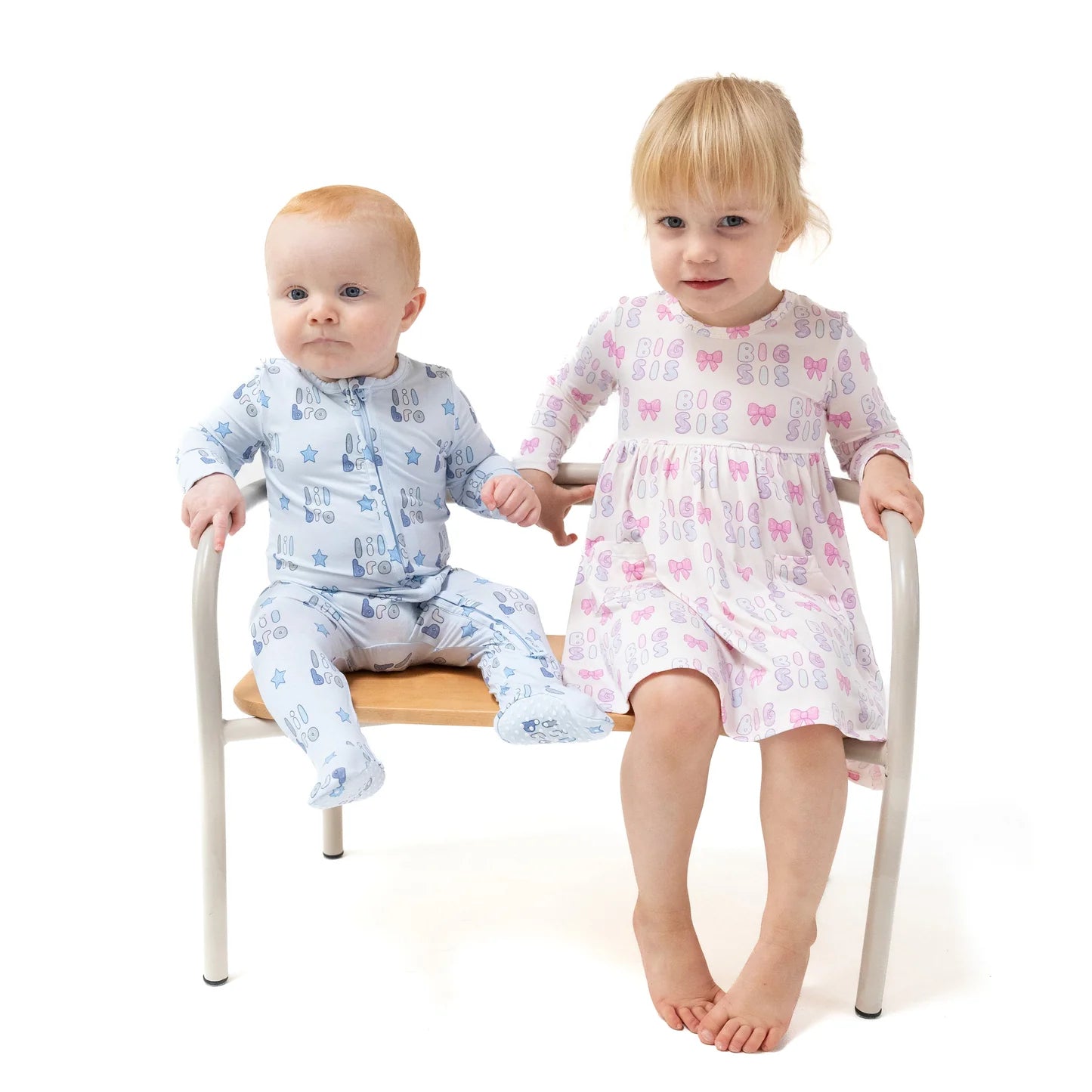 Lil Bro 2 Way Zipper Footie - Doodlebug's Children's Boutique